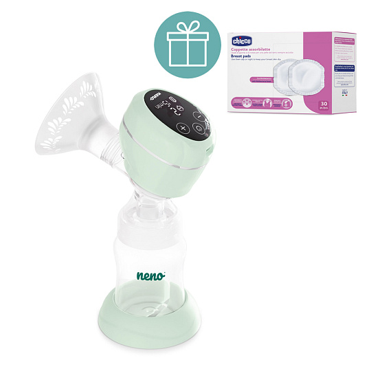 NENO Odsávačka mateřského mléka elektrická dvojfázová Uno + CHICCO Vložky do podprsenky 30ks NENO Odsávačka mateřského mléka elektrická dvojfázová Uno + CHICCO Vložky do podprsenky 30ks
