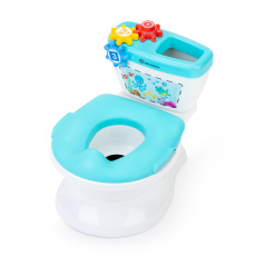 BABY EINSTEIN Toaleta dětská se zvukem 2v1 Geared for Success™ 18m+ BABY EINSTEIN Toaleta dětská se zvukem 2v1 Geared for Success™ 18m+