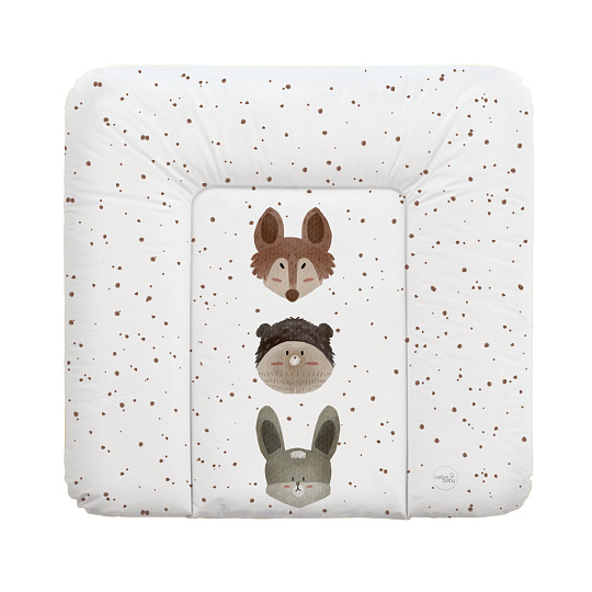 CEBA BABY Podložka přebalovací měkká střední (75x72) Basic Cute Animals CEBA BABY Podložka přebalovací měkká střední (75x72) Basic Cute Animals