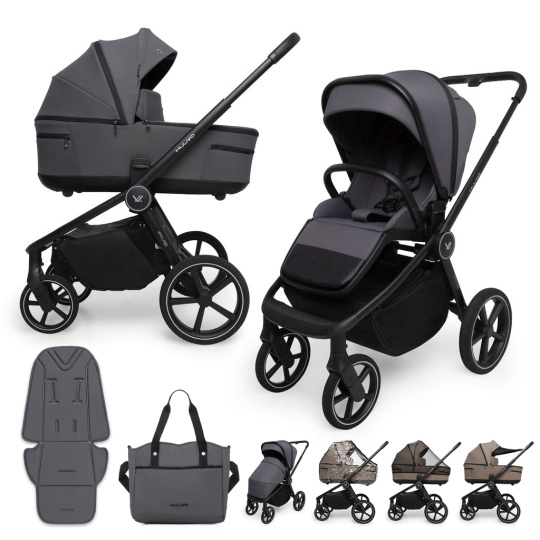 MUUVO Kočárek kombinovaný Five 2v1 Iron Graphite MUUVO Kočárek kombinovaný Five 2v1 Iron Graphite