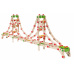 Eichhorn Dřevěná stavebnice most Constructor Golden Gate  3 modely (Golden Gate Bridge, Tower Bridge, Empire State Building) 444 dílů od 6 let   DOPRODEJ