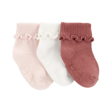 CARTER'S Ponožky Pink holka LBB 3ks 3-12m CARTER'S Ponožky Pink holka LBB 3ks 3-12m