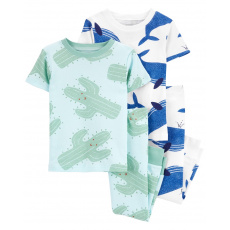 CARTER'S Pyžamo 4dílné triko kr. rukáv 2ks, tepláky 2ks Cacti & Whale kluk 18m CARTER'S Pyžamo 4dílné triko kr. rukáv 2ks, tepláky 2ks Cacti & Whale kluk 18m