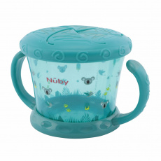 NUBY Miska s oušky na svačinu 12 m+, zelená NUBY Miska s oušky na svačinu 12 m+, zelená