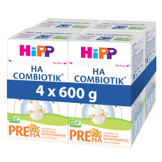 4x HiPP Výživa počáteční kojenecká od narození HA 1 Combiotik®, 600 g