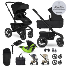 EASYWALKER Kočárek kombinovaný Jimmey Pepper Black XXL AIR + RWS + KIDDY Evoluna i-size 2 +základna EASYWALKER Kočárek kombinovaný Jimmey Pepper Black XXL AIR + RWS + KIDDY Evoluna i-size 2 +základna