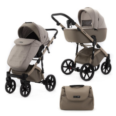 ADAMEX Kočárek kombinovaný Nola Natura Cappuccino