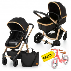 PETITE&MARS Kočárek kombinovaný 2v1 Grand II Golden Ebony + Odrážedlo Rapid Magic Coral ZDARMA PETITE&MARS Kočárek kombinovaný 2v1 Grand II Golden Ebony + Odrážedlo Rapid Magic Coral ZDARMA