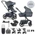EASYWALKER SET Kočárek 4v1 Harvey⁵ Premium Mineral Grey XXL RWS + CYBEX Aton B2 i-Size