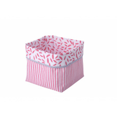 Textilní krabice růžová