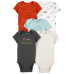 CARTER'S Body krátký rukáv Multicolor Dino chlapec 5ks 3m