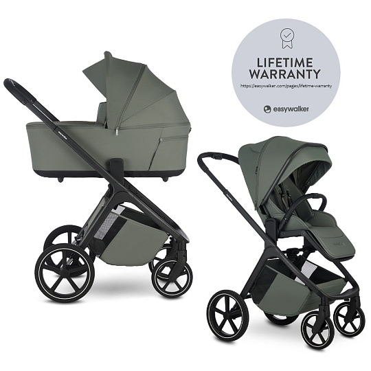 EASYWALKER Kočárek kombinovaný Zoey Go Mineral Green