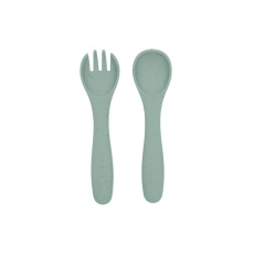 Příbor 2-dílný Platinum Silicone Sage