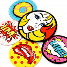 PETITE&MARS Nášivky Fantasy Pop Art PETITE&MARS Nášivky Fantasy Pop Art