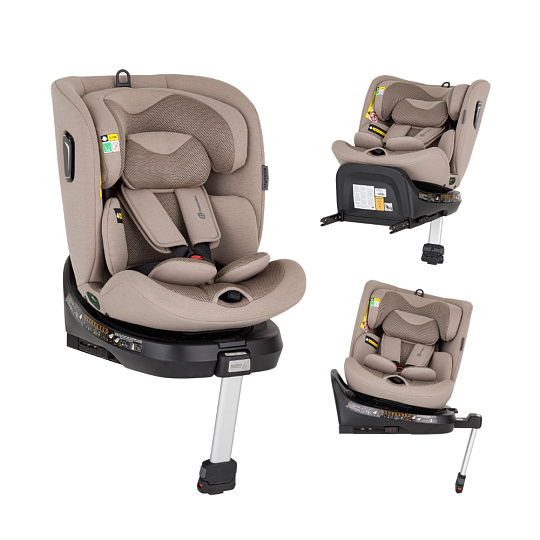 PETITE&MARS Autosedačka Twistguard Pro i-Size Tan Brown Air 40-150 cm(0-36 kg) PETITE&MARS Autosedačka Twistguard Pro i-Size Tan Brown Air 40-150 cm(0-36 kg)