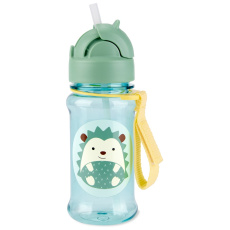 SKIP HOP Zoo tritan Láhev s brčkem 355ml Ježek 12m+