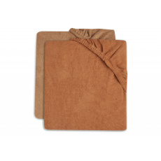 Potah na přebalovací podložku 50x70cm 2 ks froté Caramel/Biscuit