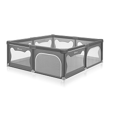 LIONELO Ohrádka pro děti Willow XL Grey Concrete 187 x 207 cm LIONELO Ohrádka pro děti Willow XL Grey Concrete 187 x 207 cm