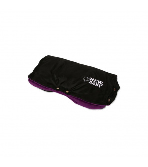 Rukávník na kočárek Classic Fleece black/violet Rukávník na kočárek Classic Fleece black/violet