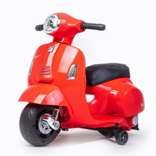 Dětská elektrická motorka Baby Mix Vespa červená