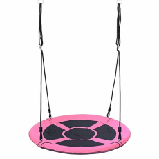 Houpací kruh čapí hnízdo 100 cm Baby Mix růžový Houpací kruh čapí hnízdo 100 cm Baby Mix růžový