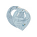 Bryndáček bandana 2 ks Pure Denim Blue