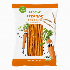 FRECHE FREUNDE BIO Tyčinky špaldové s mrkví 12 m, 75 g FRECHE FREUNDE BIO Tyčinky špaldové s mrkví 12 m, 75 g