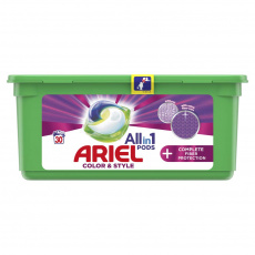 ARIEL All-In-1 PODs Kapsle na praní, technologie ochrany vláken, 30 praní