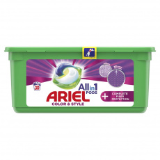 ARIEL All-In-1 PODs Kapsle na praní, technologie ochrany vláken, 30 praní ARIEL All-In-1 PODs Kapsle na praní, technologie ochrany vláken, 30 praní