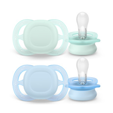 Philips AVENT Šidítko Ultrastart neutral 0-2m chlapec, 2 ks Philips AVENT Šidítko Ultrastart neutral 0-2m chlapec, 2 ks