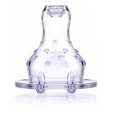 NUBY Dudlík na láhev netekoucí silikon (2 ks) NUBY Dudlík na láhev netekoucí silikon (2 ks)