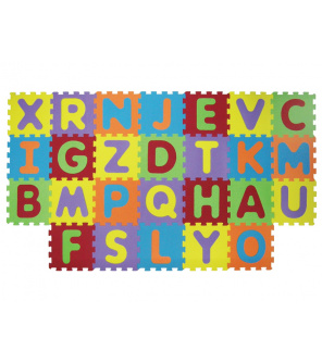 Puzzle pěnové 199x115 cm písmena Puzzle pěnové 199x115 cm písmena