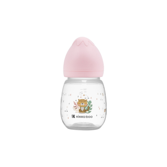 Kojenecká láhev 180ml 3m+ Savanna Pink