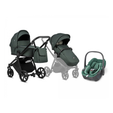 Kočárek Mio Plus 2v1 Pacific Green + Maxi-Cosi Pebble 360 autosedačka Essential Green Kočárek Mio Plus 2v1 Pacific Green + Maxi-Cosi Pebble 360 autosedačka Essential Green