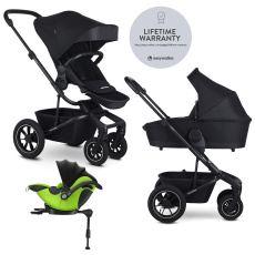 EASYWALKER Kočárek kombinovaný Harvey⁵ 2v1 Midnight Black LITE AIR +KIDDY Evoluna i-size 2,základna EASYWALKER Kočárek kombinovaný Harvey⁵ 2v1 Midnight Black LITE AIR +KIDDY Evoluna i-size 2,základna