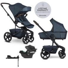 EASYWALKER SET Kočárek 4v1 Harvey⁵ Premium 2v1 Jade Green LITE RWS + CYBEX Aton B2 i-Size + základna