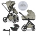 EASYWALKER Kočárek kombinovaný Zoey Sage Green + CBX By CYBEX Aton B2 i-Size + základna