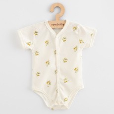 Kojenecké celorozepínací body s krátkým rukávem z organické bavlny New Baby Olivy Kojenecké celorozepínací body s krátkým rukávem z organické bavlny New Baby Olivy
