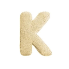 MEALINI Plyšové písmeno Krémové K MEALINI Plyšové písmeno Krémové K