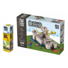 Pack Stavějte z cihel Pevnost stavebnice Brick Trick + lepidlo grátis v krabici 35x25x7cm Pack Stavějte z cihel Pevnost stavebnice Brick Trick + lepidlo grátis v krabici 35x25x7cm