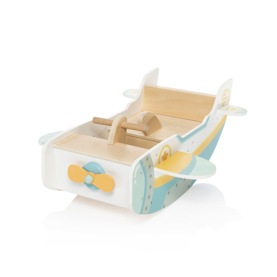 Zopa Dřevěná montessori houpačka letadlo, Wood  AKCE DOPRODEJ