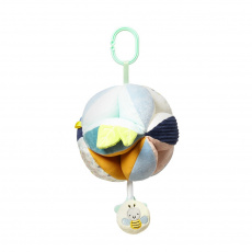 BABYONO Hračka edukační míč na C kroužku Woodland, 0m+ BABYONO Hračka edukační míč na C kroužku Woodland, 0m+