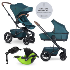 EASYWALKER Kočárek kombinovaný Harvey⁵ Premium 2v1 Jade Green LITE AIR + KIDDY Evoluna i-size 2 EASYWALKER Kočárek kombinovaný Harvey⁵ Premium 2v1 Jade Green LITE AIR + KIDDY Evoluna i-size 2
