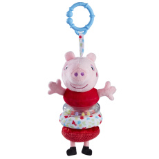 PEPPA Pig Hračka závěsná s chrastítkem PEPPA Pig Hračka závěsná s chrastítkem