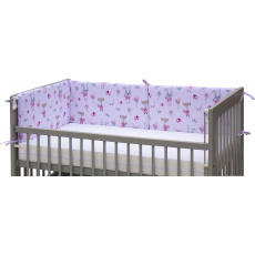 Scarlett Mantinel do postýlky 4dílný - Scarlett Leti - 180 x 30 cm - růžová Scarlett Mantinel do postýlky 4dílný - Scarlett Leti - 180 x 30 cm - růžová