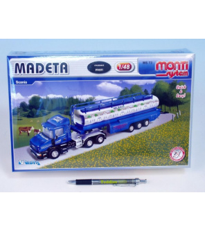 Stavebnice Monti 72 Madeta Scania 1:48 v krabici 32x20,5x7,5cm Stavebnice Monti 72 Madeta Scania 1:48 v krabici 32x20,5x7,5cm