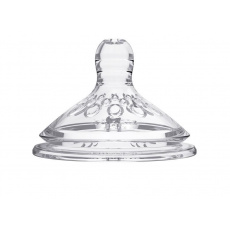 BABYONO Dudlík antikolikový rychlý průtok L Natural Nursing 2 ks 6m+ BABYONO Dudlík antikolikový rychlý průtok L Natural Nursing 2 ks 6m+