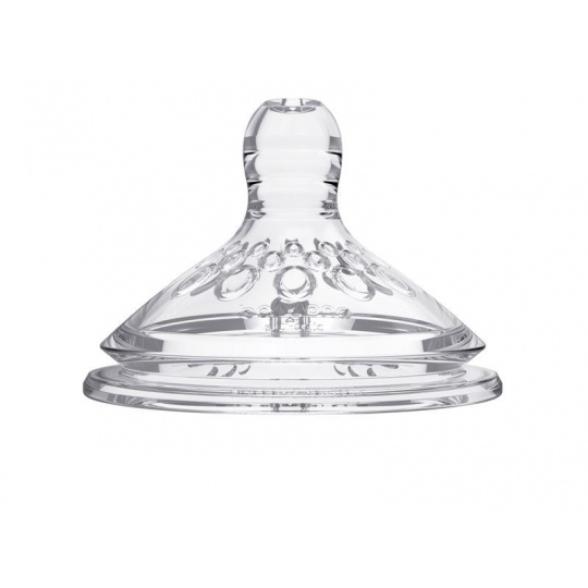 BABYONO Dudlík antikolikový rychlý průtok L Natural Nursing 2 ks 6m+ BABYONO Dudlík antikolikový rychlý průtok L Natural Nursing 2 ks 6m+