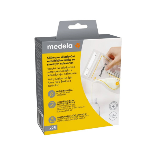 MEDELA Sáčky na skladování mateřského mléka Easy Pour - 25ks MEDELA Sáčky na skladování mateřského mléka Easy Pour - 25ks
