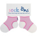 KIKKO Sock Ons Držák ponožek Classic - Baby růžová (0-6m)